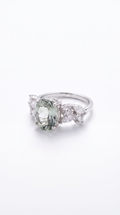 Green Amethyst Ring