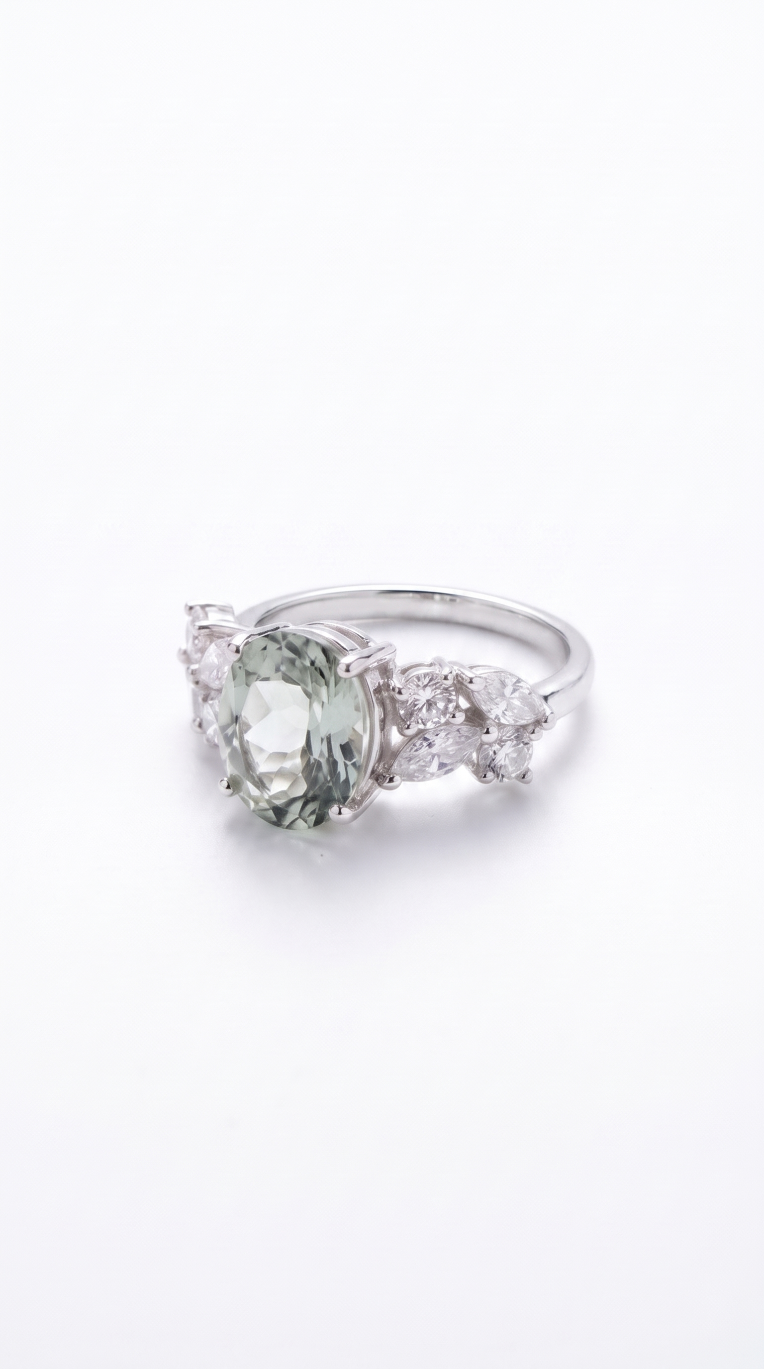 Green Amethyst Ring